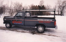 Here is a photo of our first service vehicle.